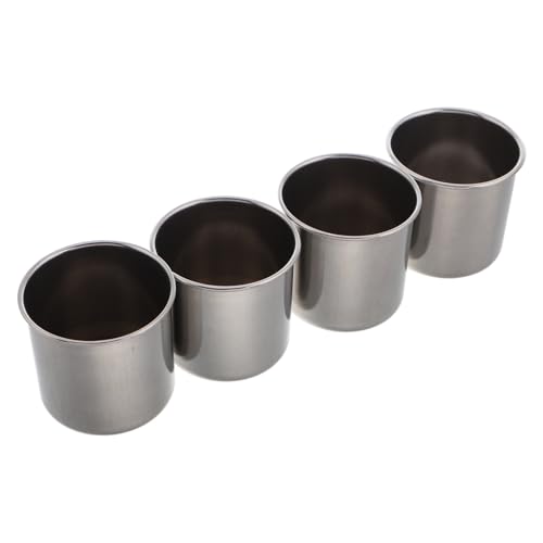 PRETYZOOM 4stücke Edelstahl Trinkbecher Für Junge Mädchen Stapelbar Als Pintbecher Und Wasserbecher Bruchsicher Metallbecher Für Camping Und Kindergarten von PRETYZOOM