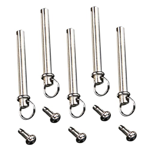 PRETYZOOM 5 Sätze Faltfächer-nagelzubehör Nieten Der Klappbaren Lüfterwelle Handfächerniete Und - Handventilator Repariert Schaftniete Handventilatorwelle Fan-zubehör Rostfreier Stahl von PRETYZOOM