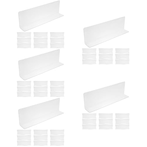 PRETYZOOM 5 Sätze Teiliges Transparente Regaltrenner Aus Förmige Aufbewahrungslösungen Für Schränke Und Supermärkte Verstellbar Und Langlebig Für Organisation Von Lebensmitteln 10 Stück * 5 PRETYZOOM 5 Sätze Teiliges Transparente Regaltrenner Aus Förmige Aufbewahrungslösungen Für Schränke Und Supermärkte Verstellbar Und Langlebig Für Organisation Von Lebensmitteln 10 Stück * 5 von PRETYZOOM