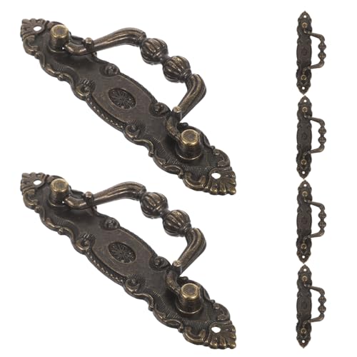 PRETYZOOM 5 Stück Antike Schubladengriffe Bronze Vintage Möbelknöpfe für Schränke Kommoden und Kleiderschränke Robuste und Dekoration für Zuhause von PRETYZOOM