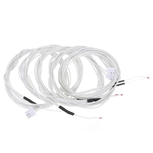 PRETYZOOM 5 Stück Drucker Thermistor Ntc Temperatursensor Hochtemperaturbeständig mit Weißem Anschluss für Hot End und Heizbett Ersatz Zubehör PRETYZOOM 5 Stück Drucker Thermistor Ntc Temperatursensor Hochtemperaturbeständig mit Weißem Anschluss für Hot End und Heizbett Ersatz Zubehör von PRETYZOOM