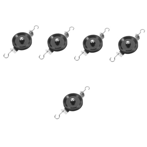 PRETYZOOM 5 Stück Einzelner Umlenkrollenblock mit Haken Physikalisches Mechanik-experimentiergerät für Unterricht Praktisches Lernwerkzeug für Schüler Einfach zu Bedienen für von PRETYZOOM