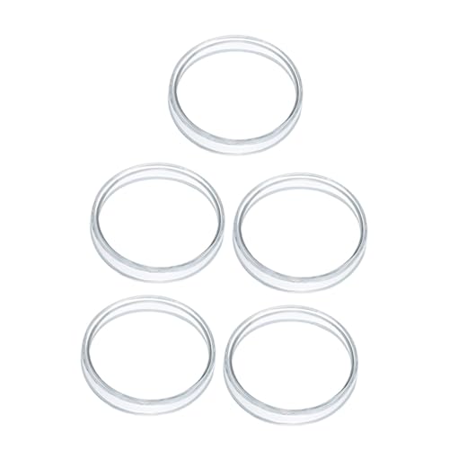 PRETYZOOM 5 Stück Teiliges Glas Petrischalen aus Hochborosilikat Transparent Klare Zellkultur Laborschale für Schüler Experimente und Wissenschaftliche Untersuchungen PRETYZOOM 5 Stück Teiliges Glas Petrischalen aus Hochborosilikat Transparent Klare Zellkultur Laborschale für Schüler Experimente und Wissenschaftliche Untersuchungen von PRETYZOOM