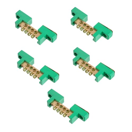 PRETYZOOM 5 Stück Teiliges Terminal Block aus Hitzebeständigem Kunststoff mit Nickelbeschichteter Erdungsleiste Korrosionsbeständig Installieren Geeignet für Verteilerkästen und Elektrische PRETYZOOM 5 Stück Teiliges Terminal Block aus Hitzebeständigem Kunststoff mit Nickelbeschichteter Erdungsleiste Korrosionsbeständig Installieren Geeignet für Verteilerkästen und Elektrische von PRETYZOOM