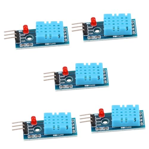 PRETYZOOM 5 Stück Temperatur und Feuchtigkeitssensor Modul Präzises Messgerät für Digitale Temperatur und Luftfeuchtigkeitsmessung für Zuhause und Garten PRETYZOOM 5 Stück Temperatur und Feuchtigkeitssensor Modul Präzises Messgerät für Digitale Temperatur und Luftfeuchtigkeitsmessung für Zuhause und Garten von PRETYZOOM
