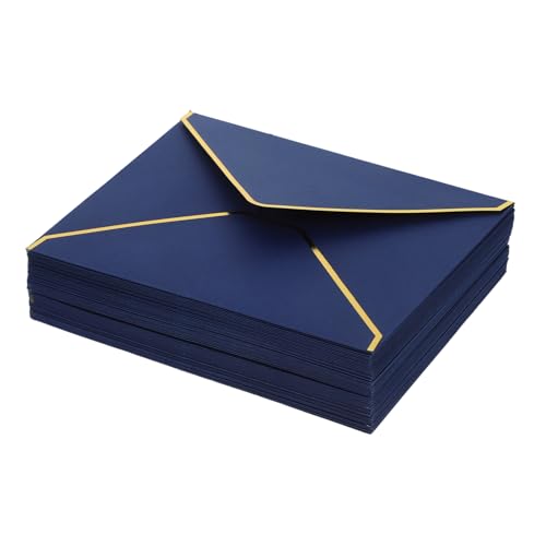 PRETYZOOM 50 Stück Goldgerandete Briefumschläge V-klappe Hochwertige Einladung Kuverts für Hochzeit Shower Abschlussfeier Vielseitig Einsetzbar Edle Papierumschläge PRETYZOOM 50 Stück Goldgerandete Briefumschläge V-klappe Hochwertige Einladung Kuverts für Hochzeit Shower Abschlussfeier Vielseitig Einsetzbar Edle Papierumschläge von PRETYZOOM
