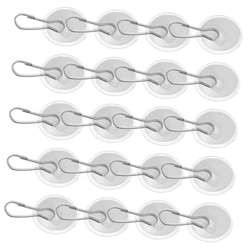 PRETYZOOM 50 Stück Transparente Klebehaken für Decke und Wand Selbstklebende Wiederverwendbare Haken mit Binderingen zum Aufhängen von Pflanzen Partydeko Luftballons und Leichten PRETYZOOM 50 Stück Transparente Klebehaken für Decke und Wand Selbstklebende Wiederverwendbare Haken mit Binderingen zum Aufhängen von Pflanzen Partydeko Luftballons und Leichten von PRETYZOOM