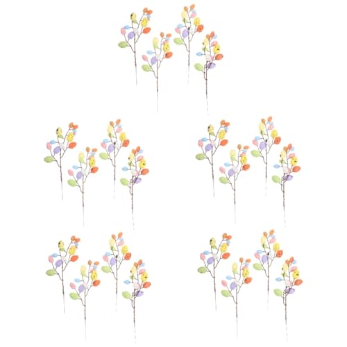 PRETYZOOM 5sets Ostereier Künstliche Blüten Kunststoffeier Osterdekorationen Für Den Außenbereich Aufblasbare Dekorationen Künstlicher Eierstrauß Gefälschte Ei-Zweig-Ornamente Schaum 4pcs*5 PRETYZOOM 5sets Ostereier Künstliche Blüten Kunststoffeier Osterdekorationen Für Den Außenbereich Aufblasbare Dekorationen Künstlicher Eierstrauß Gefälschte Ei-Zweig-Ornamente Schaum 4pcs*5 von PRETYZOOM