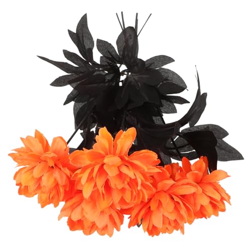 PRETYZOOM 5st Künstliche Dahlie Boho-blumenarrangement Künstliche Rosenblüten Gefälschte Pflanzensträuße Simulation Blumenstiele Simulationsblume Künstliche Echte Touch- Seidenblume von PRETYZOOM
