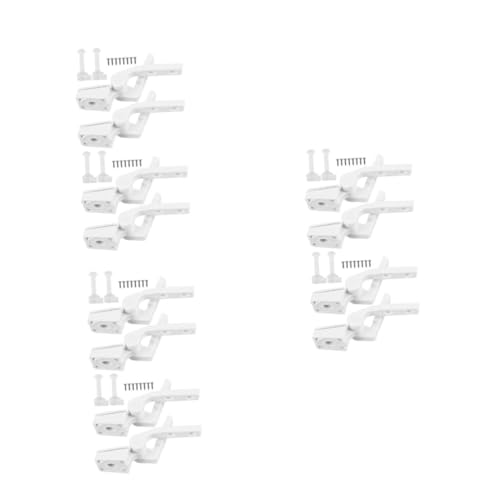 PRETYZOOM 6 Sätze Scharnier für Toilettensitze Universelles Toilettenreparaturset wc sitz schrauben Toilettensitz-Scharnierbolzen Plastiksitzscharniere Klammer für Toilettensitz Abs Weiß PRETYZOOM 6 Sätze Scharnier für Toilettensitze Universelles Toilettenreparaturset wc sitz schrauben Toilettensitz-Scharnierbolzen Plastiksitzscharniere Klammer für Toilettensitz Abs Weiß von PRETYZOOM