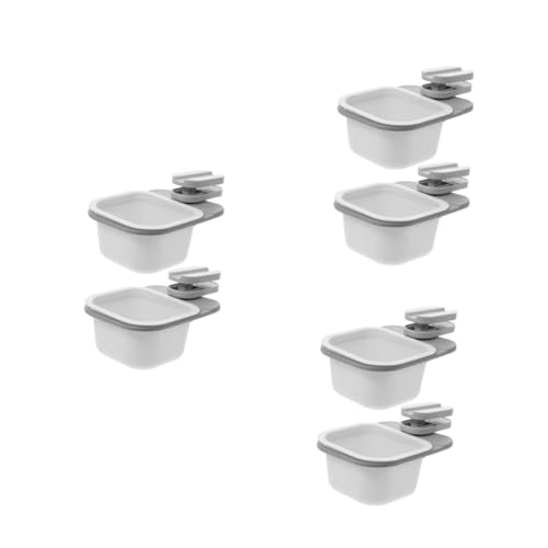 PRETYZOOM 6 Stck. Desktop -Speichermüll Schreibtischhalter winziger Mülleimer Sonnenaufbewahrungshalter Unter dem Dinner Schreibtisch Müll multifunktionaler Desktop-Organizer Abs von PRETYZOOM