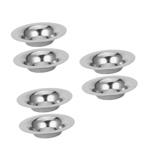 PRETYZOOM 6 Stck. Kerzenschmelzheizung Wachspot Für Aroma Kleiner Wachstopf Wachsmaschinenwärmer Wachswärmer Topf Aroma -schmelztiegel Schmelzen Wachs Pot Wachskörper Rostfreier Stahl Silber von PRETYZOOM