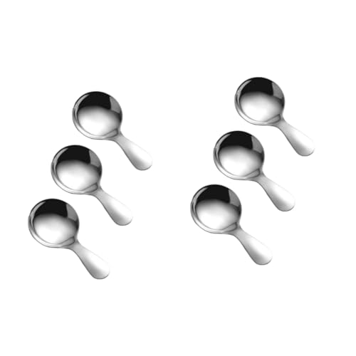 PRETYZOOM 6 Stk Löffel zum Nachtisch Kaffeelöffel Brühlöffel Dessertlöffel Suppenlöffel rund kleine Löffel Scoop kinderlöffel pfannenlöffel kochlöffel Edelstahllöffel für Kinder Eislöffel PRETYZOOM 6 Stk Löffel zum Nachtisch Kaffeelöffel Brühlöffel Dessertlöffel Suppenlöffel rund kleine Löffel Scoop kinderlöffel pfannenlöffel kochlöffel Edelstahllöffel für Kinder Eislöffel von PRETYZOOM