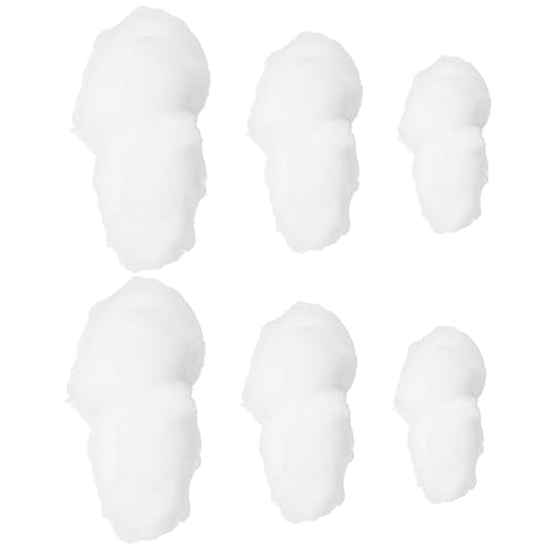 PRETYZOOM 6 Stück Realistische Wolken Ornamente Wiederverwendbare Hängedekoration aus Baumwollmaterial für Fensterdekoration und Partys für Kinderzimmer und Kreative Räume PRETYZOOM 6 Stück Realistische Wolken Ornamente Wiederverwendbare Hängedekoration aus Baumwollmaterial für Fensterdekoration und Partys für Kinderzimmer und Kreative Räume von PRETYZOOM