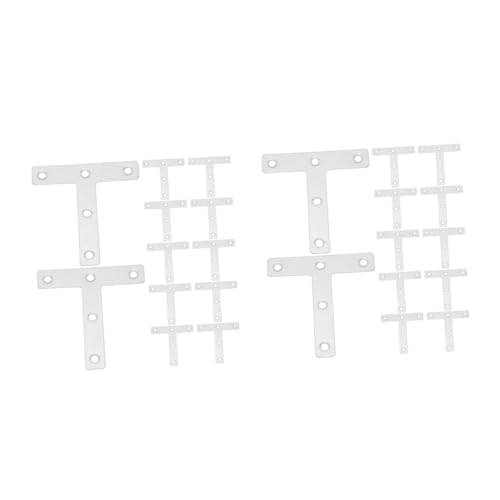 PRETYZOOM 60 Stck. Teiliges Edelstahl Winkelverbinder T-förmige Eckwinkel Verstärktes Metall Möbelwinkel für Bücherregale Schränke DIY Projekte PRETYZOOM 60 Stck. Teiliges Edelstahl Winkelverbinder T-förmige Eckwinkel Verstärktes Metall Möbelwinkel für Bücherregale Schränke DIY Projekte von PRETYZOOM