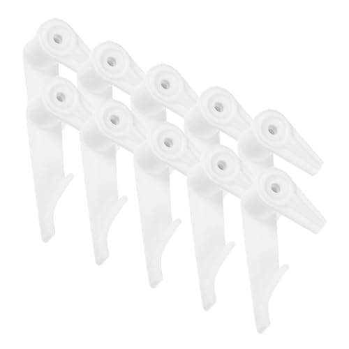 PRETYZOOM 60 Stück Teiliges Dicke LED Deckenlampen clips aus Kunststoff Vielseitige Deckenleuchten klammern für Lampenschirmbefestigung Einfach zu Ersetzen Langlebige Halterungen für von PRETYZOOM