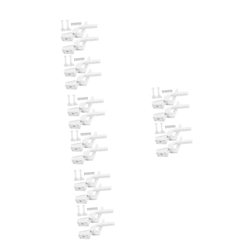 PRETYZOOM 8 Sätze Scharnier für Toilettensitze Weiße Sitzscharniere Plastiksitzscharniere Toilettensitz -Hardwareersatz Reparatur von Plastik -Toilettensitzen Weiße Toilettenscharniere Abs PRETYZOOM 8 Sätze Scharnier für Toilettensitze Weiße Sitzscharniere Plastiksitzscharniere Toilettensitz -Hardwareersatz Reparatur von Plastik -Toilettensitzen Weiße Toilettenscharniere Abs von PRETYZOOM