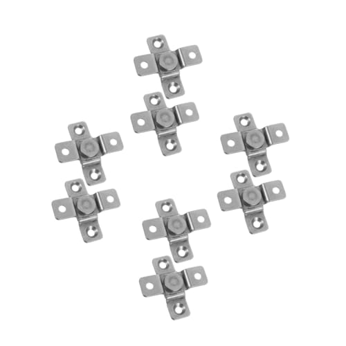 PRETYZOOM 8 Stck. Edelstahl Dämpfungsscharnier mit Kraft Verstellbares Positionierungsscharnier für Schranktüren Fenster Boxen und Kleiderschränke Geräuscharm Rostfrei Flexibel Arretierbar von PRETYZOOM
