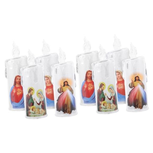 PRETYZOOM 8stücke Led Jesus Kerzenlicht Elektrische Heilige Nacht Kerzenlampe Wiederverwendbar Für Weihnachten Ostern Hochzeiten Feste Und Dekoration Ohne Sockel PRETYZOOM 8stücke Led Jesus Kerzenlicht Elektrische Heilige Nacht Kerzenlampe Wiederverwendbar Für Weihnachten Ostern Hochzeiten Feste Und Dekoration Ohne Sockel von PRETYZOOM