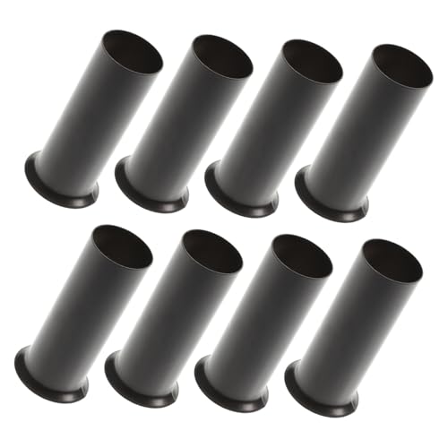 PRETYZOOM 8 Stück Kronleuchter Flanschhülle Deckenlampenbuchsenhalter Lichtsteckdosenabdeckung Kerzenröhre Kandelaber-Basishülsen Kerzenabdeckung Lampenfassungshülse Metall Schwarz PRETYZOOM 8 Stück Kronleuchter Flanschhülle Deckenlampenbuchsenhalter Lichtsteckdosenabdeckung Kerzenröhre Kandelaber-Basishülsen Kerzenabdeckung Lampenfassungshülse Metall Schwarz von PRETYZOOM