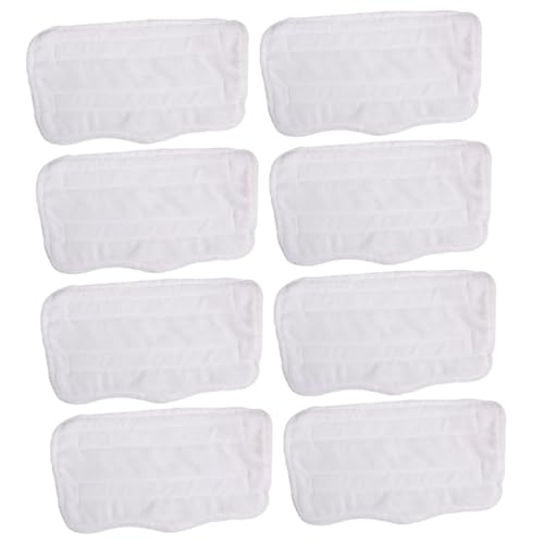 PRETYZOOM 8 Stück Mikrofaser Reinigungstücher für Dampfmop Waschbare Pads für Einfache Bodenreinigung Geeignet für Fliesen und in Weiß PRETYZOOM 8 Stück Mikrofaser Reinigungstücher für Dampfmop Waschbare Pads für Einfache Bodenreinigung Geeignet für Fliesen und in Weiß von PRETYZOOM