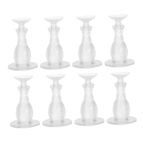 PRETYZOOM 8 Stück Teiliges Transparentes Türstopper Selbstklebend ohne Bohren Geräuschdämpfend und Stoßabsorbierend Sicherer Türhalter für Schlafzimmer Wohnzimmer und Büro von PRETYZOOM