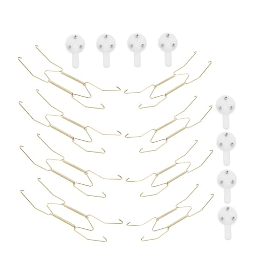 PRETYZOOM 8 Stück Unsichtbare Metall Haken Wandhaken Teiliges Robuste Tellerhalter für Dekorative Platten Vielseitig Einsetzbar in Küche Büro und Wohnbereich Starke Tragfähigkeit PRETYZOOM 8 Stück Unsichtbare Metall Haken Wandhaken Teiliges Robuste Tellerhalter für Dekorative Platten Vielseitig Einsetzbar in Küche Büro und Wohnbereich Starke Tragfähigkeit von PRETYZOOM