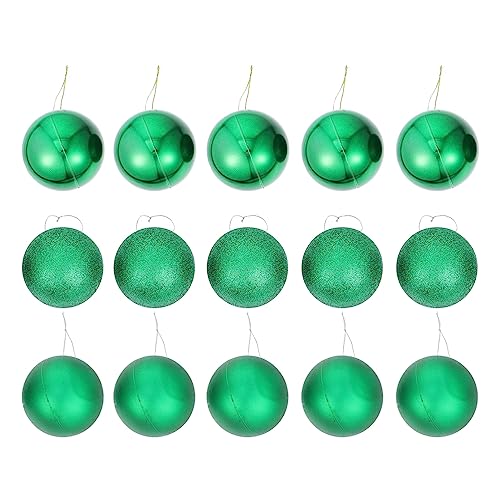 PRETYZOOM 24stücke Hängende Weihnachtskugeln Dekorative Xmas Kugeln Für Weihnachtsbaum Wohnzimmer Hotel Und Mehr Grüne Bruchsichere Weihnachtsornamente Für Festliche Anlässe PRETYZOOM 24stücke Hängende Weihnachtskugeln Dekorative Xmas Kugeln Für Weihnachtsbaum Wohnzimmer Hotel Und Mehr Grüne Bruchsichere Weihnachtsornamente Für Festliche Anlässe von PRETYZOOM