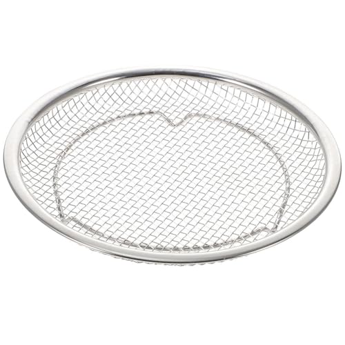 PRETYZOOM Abflussnetz Wiederverwendbarer Frittierkorb Frittierkorb Aus Metall Runde Fritteusenkörbe Pommes Frites Korb Abtropfkorb Aus Edelstahl Runder Fritteusenkorb Kartoffel von PRETYZOOM