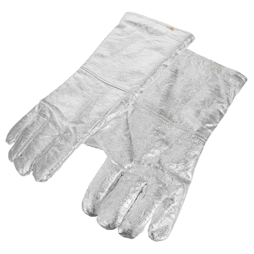 PRETYZOOM Aluminiumfolie Thermisch Isolierte Handschuhe Gusshandschuh Bauen Von Handschuhen Schweißhandschuhe Für Herren Schützende Arbeitshandschuhe Outdoor-handschuhe Stoff Silber PRETYZOOM Aluminiumfolie Thermisch Isolierte Handschuhe Gusshandschuh Bauen Von Handschuhen Schweißhandschuhe Für Herren Schützende Arbeitshandschuhe Outdoor-handschuhe Stoff Silber von PRETYZOOM