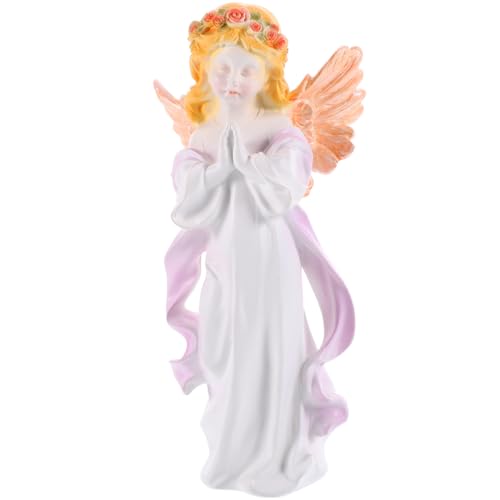 Betende Engel Figur Aus Kunstharz, Deko Engel Statue FüR Zuhause, Nachttisch, Garten, Mehrfarbig, 5.8 Zoll, Perfektes FüR Geburtstag, Weihnachten Betende Engel Figur Aus Kunstharz, Deko Engel Statue FüR Zuhause, Nachttisch, Garten, Mehrfarbig, 5.8 Zoll, Perfektes FüR Geburtstag, Weihnachten von PRETYZOOM