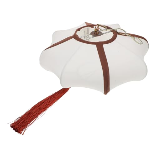 PRETYZOOM Asiatischer Lampenschirm Ufo-form aus Stoff Retro Chinesische Laterne für Hotpot-restaurantdekoration Stabiles Einfach zu Montierendes Weiches Licht für Wohnzimmer und Flur von PRETYZOOM