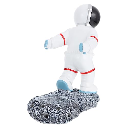 PRETYZOOM Astronauten-Weinregal Schuhschrank Shaker Desktop -Stand kleines Steht für den einzug bürodeko Präsentationsständer für Rotwein Weinregal im Astronauten-Design Harz von PRETYZOOM