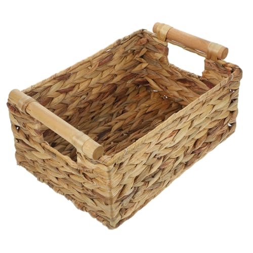 PRETYZOOM Aufbewahrungskorb Aus Rattan Mit Deckel Spielzeugkorb Für Hunde Brotkorb Aus Draht Halter Schmaler Zeitschriftenkorb Türkorb Behälter Weidenkörbe Faltbar Hölzern PRETYZOOM Aufbewahrungskorb Aus Rattan Mit Deckel Spielzeugkorb Für Hunde Brotkorb Aus Draht Halter Schmaler Zeitschriftenkorb Türkorb Behälter Weidenkörbe Faltbar Hölzern von PRETYZOOM