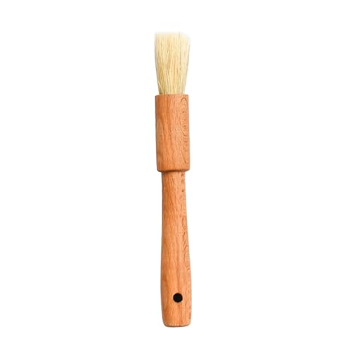 PRETYZOOM Backpinsel SpüLmaschinenfest Wooden BBQ Brushes Holzgriff Ideal Zum Bestreichen Von GebäCk Grillmarinadenpinsel FüR KüChe von PRETYZOOM