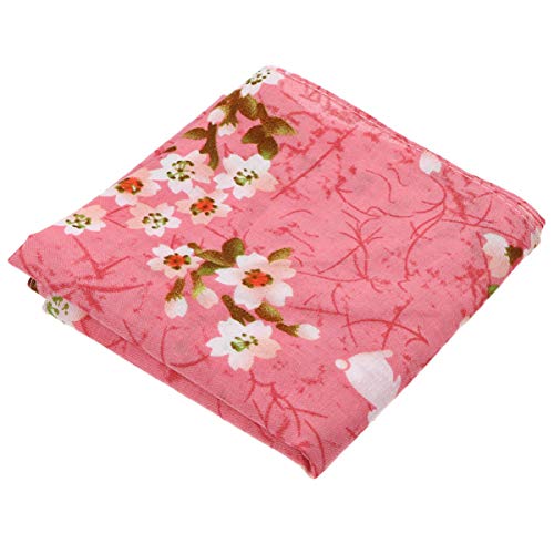 Bento Wickeltuch Mittagessen Handtuch Bento Tischset japanischer Stoff Stoffpaket Stoffverpackung Blumen Geschenktücher 50 x 50 cm Handtuch für Bento Lunch Geschenkbuch von PRETYZOOM