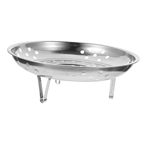 PRETYZOOM Dampfgarer Aus Dampfplatte Dampfgarerplatte Küchendampferschale Dampfgarer Zum Kochen Dampfpfanne Mit Dampfgarer Für Lebensmittel Topf Dampfgarer Dampfschale von PRETYZOOM