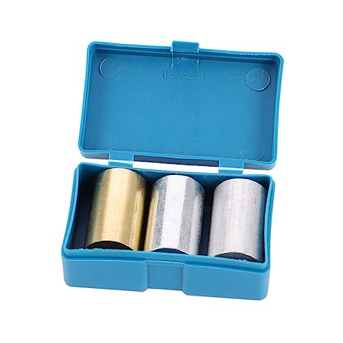 PRETYZOOM Dichtezylinder-set aus Kupfer Eisen Aluminium für Physikunterricht Handgefertigte Metallzylinder mit Gleichem Volumen für Dichte Wärmeexperimente Mit Aufbewahrungsbox von PRETYZOOM