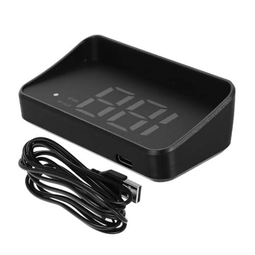 PRETYZOOM Digitaler Auto GPS Tacho mit Grünem Display Live-Geschwindigkeitsmesser USB Plug Play Präzise Kilometeranzeige Passend für Pkw-dashboard von PRETYZOOM
