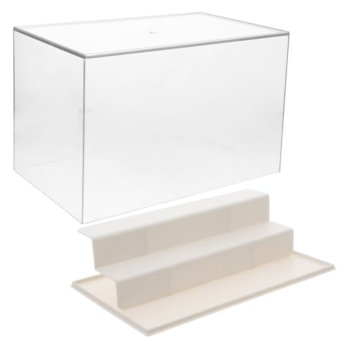PRETYZOOM Displaybox Vitrine Figurendisplay Figuren Sammlervitrine Actionfigurenständer Figurensammler Vitrine Transparent PRETYZOOM Displaybox Vitrine Figurendisplay Figuren Sammlervitrine Actionfigurenständer Figurensammler Vitrine Transparent von PRETYZOOM