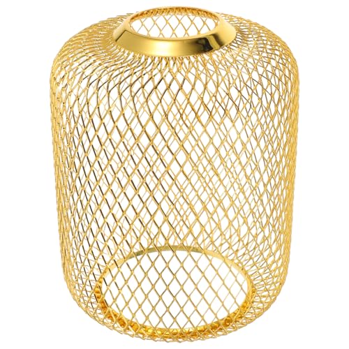 PRETYZOOM Draht Lampenschirm Vintage Hängelampe mit Hohlem Design für Wohnzimmer Esszimmer und Schlafzimmer Dekorationslicht Warme Lichtabstrahlung von PRETYZOOM