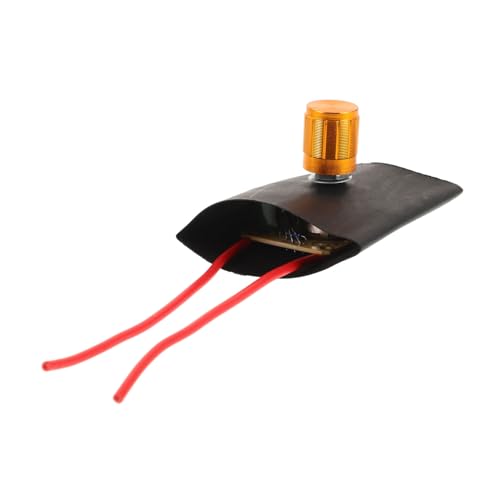 PRETYZOOM Drehbarer Dimmschalter für LED Leuchten mit Schutzabdeckung Potentiometer DIY Zubehör in Gold Einstellbare Helligkeit Kompatibel mit Glühlampen und Halogenlampen Einfache von PRETYZOOM