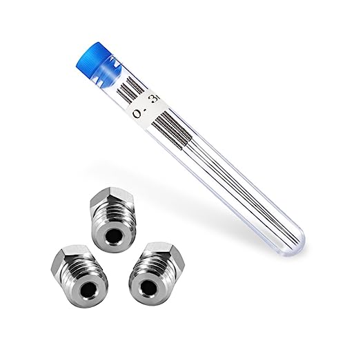 PRETYZOOM Druckkopf Reinigungswerkzeug Set Nadeldüse Teiledüsen Mit Düse Für 3 Druckköpfe Werkzeugdüse Druckdüse Zubehördüse Silber PRETYZOOM Druckkopf Reinigungswerkzeug Set Nadeldüse Teiledüsen Mit Düse Für 3 Druckköpfe Werkzeugdüse Druckdüse Zubehördüse Silber von PRETYZOOM