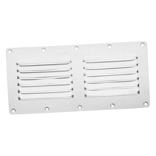 PRETYZOOM Edelstahl Lüftungsgitter Ventilationsgitter für Wand und Schrank Robuste Luftabdeckung zur Gleichmäßigen Luftverteilung Einfach zu Reinigen Vielseitig für Wohn und Gewerberäume von PRETYZOOM