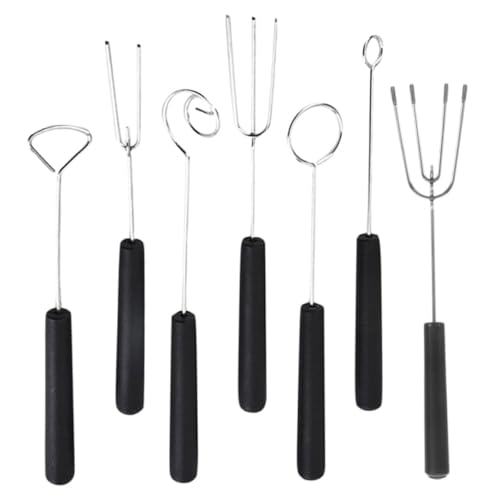 PRETYZOOM Edelstahl Schokoladen-dipping-set Ergonomisch Geformte Candy Coating Gabeln und Löffel für Gleichmäßiges Überziehen von Pralinen und DIY Backzubehör von PRETYZOOM