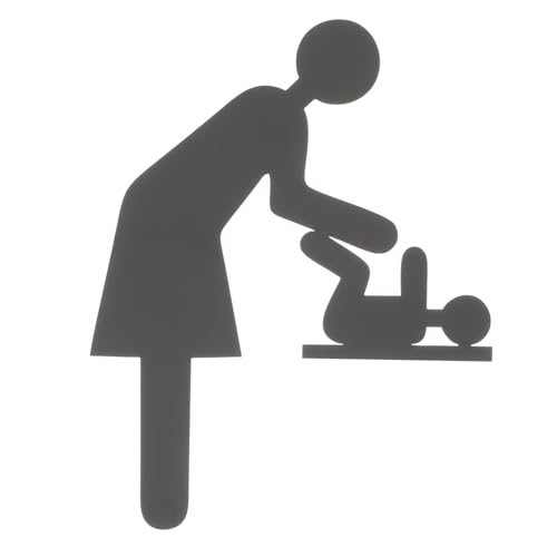 PRETYZOOM Edelstahl Toilettenschild Mutter junge Mädchen bereich Langlebiges Badezimmer Hinweisschild Rostfrei Dunkles Design Geeignet für Hotel Restaurant Kinderzimmer und Öffentliche PRETYZOOM Edelstahl Toilettenschild Mutter junge Mädchen bereich Langlebiges Badezimmer Hinweisschild Rostfrei Dunkles Design Geeignet für Hotel Restaurant Kinderzimmer und Öffentliche von PRETYZOOM