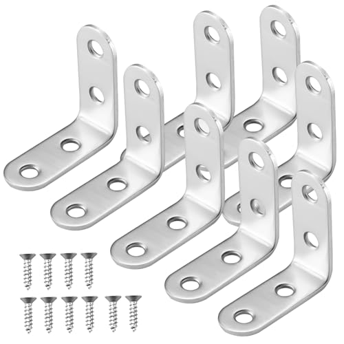 PRETYZOOM Edelstahl Winkelverbinder mit Schrauben Rostfreie Möbel Eckwinkel für Aufbewahrung Bettrahmen Tische Stabile Befestigung Innen und Außen Poliert Glatte Kanten Vielseitig PRETYZOOM Edelstahl Winkelverbinder mit Schrauben Rostfreie Möbel Eckwinkel für Aufbewahrung Bettrahmen Tische Stabile Befestigung Innen und Außen Poliert Glatte Kanten Vielseitig von PRETYZOOM