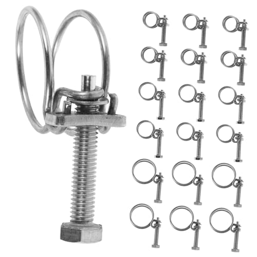 PRETYZOOM Einstellbare Doppelte Edelstahl Schlauchschelle Rohrklemme Rohrbefestigung für Wasser Gasleitungen Einfache Montage Langlebige Rohrschelle von PRETYZOOM