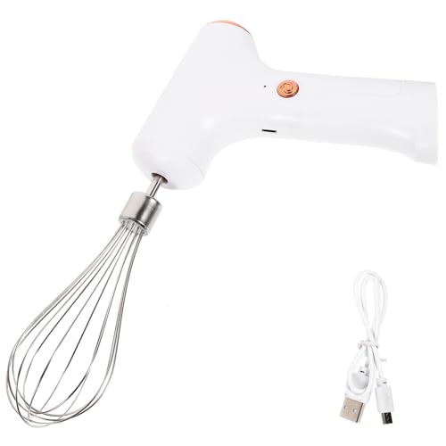 PRETYZOOM Elektrischer Handmixer Multifunktionales Küchengerät Für Eier Sahne Und Teig Handheld Wiederaufladbar Leise Für Backliebhaber Und Profiköche von PRETYZOOM
