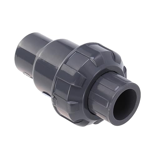 PRETYZOOM Ersatzkugelventil PVC Rückschlagventil Dna Durchmesser US Style Dunkelgrau für Luftbefeuchter Eismaschinen und Aquarien Sicher für Trinkwasser Vertikal oder Horizontal PRETYZOOM Ersatzkugelventil PVC Rückschlagventil Dna Durchmesser US Style Dunkelgrau für Luftbefeuchter Eismaschinen und Aquarien Sicher für Trinkwasser Vertikal oder Horizontal von PRETYZOOM